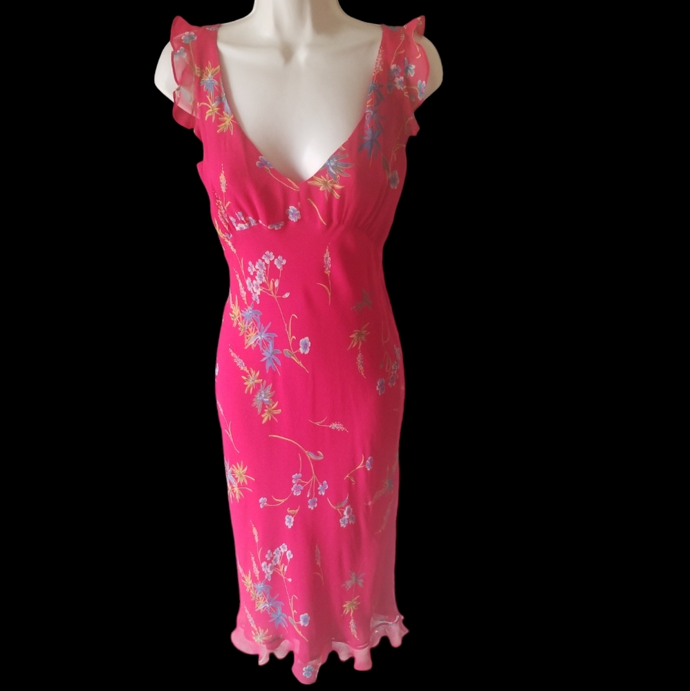 Red Floral Dress